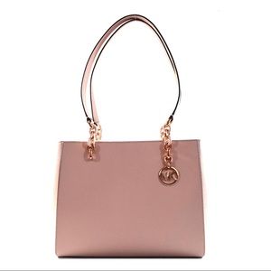 Michael Kors Sofia Blossom Pink Shoulder Bag NWT